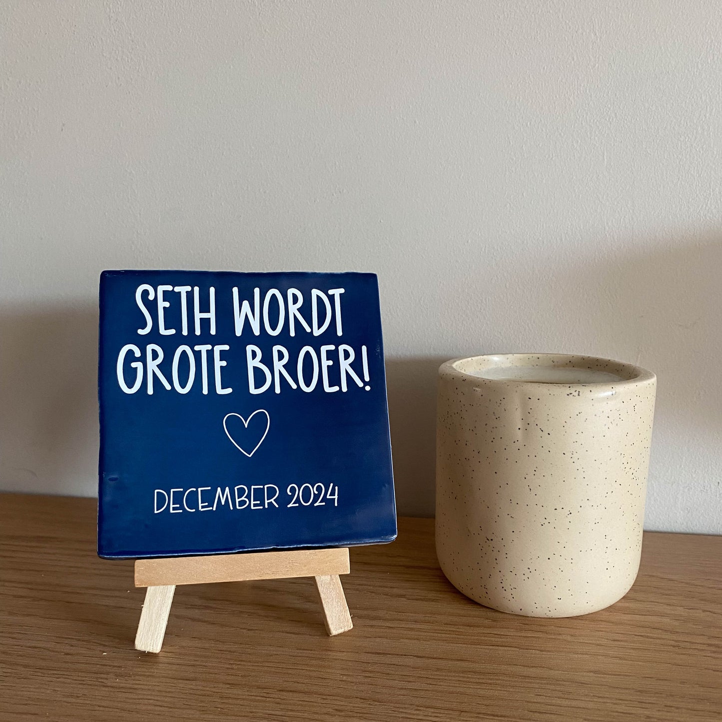 Tegeltje met tekst Grote broer