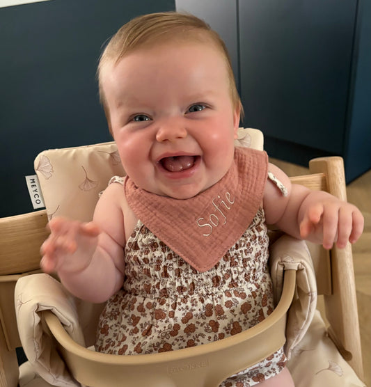 Bandana slabber Roze/bruin