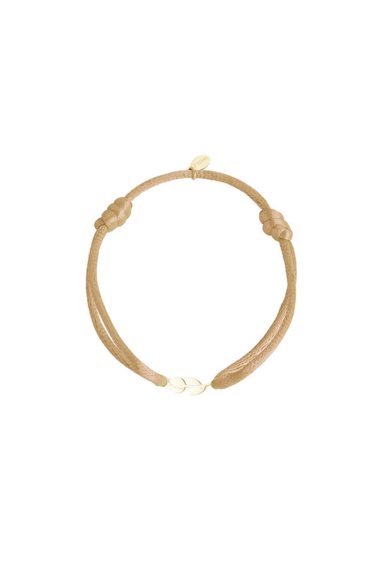 Armbandje tulp - Beige
