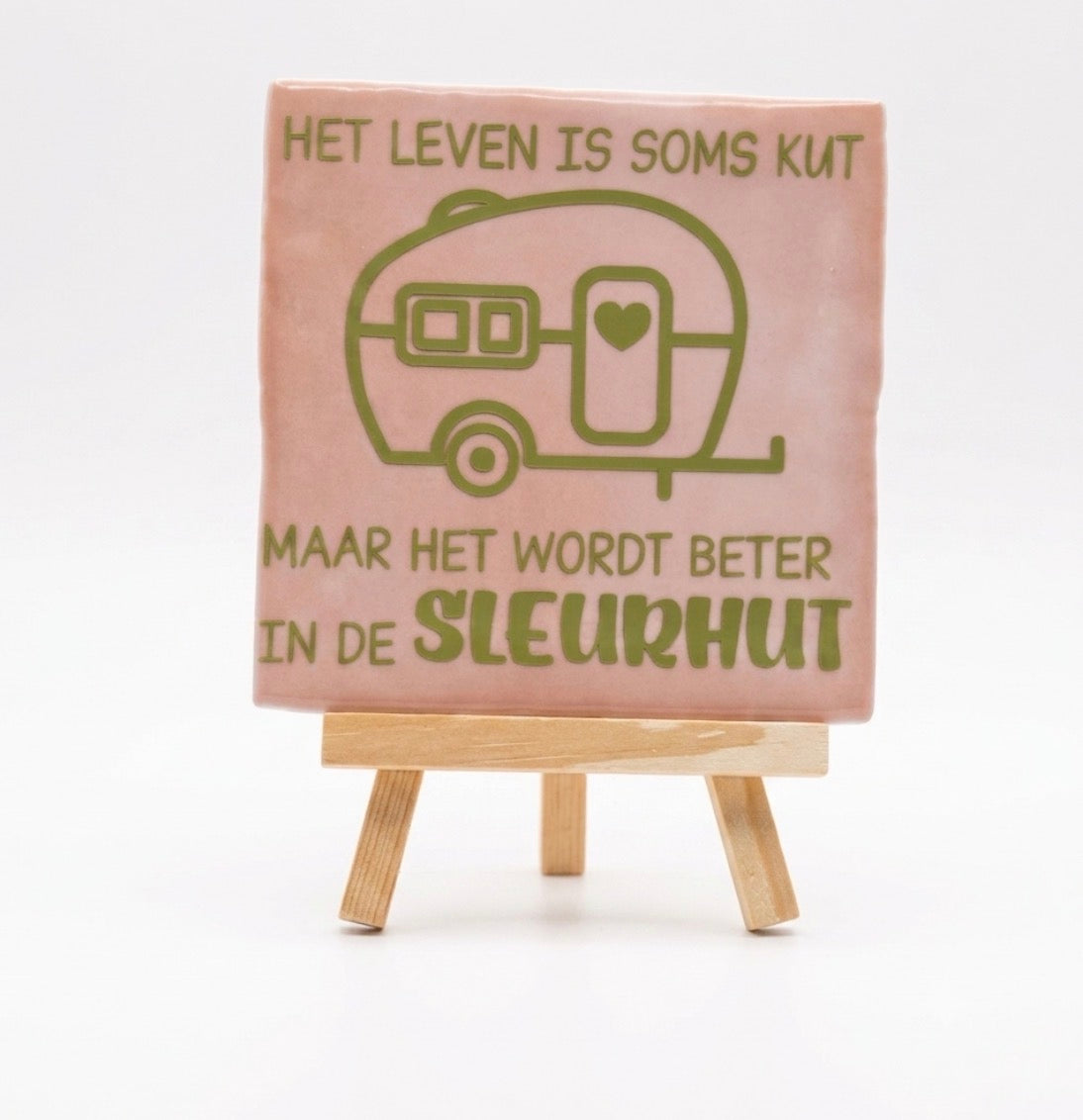 Tegeltje met tekst Sleurhut