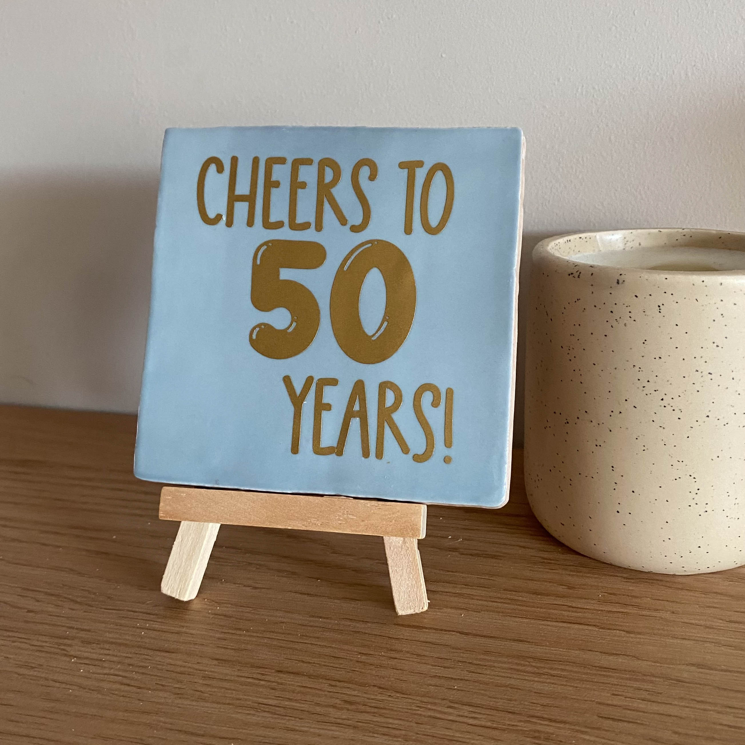Tegeltje 50 jaar