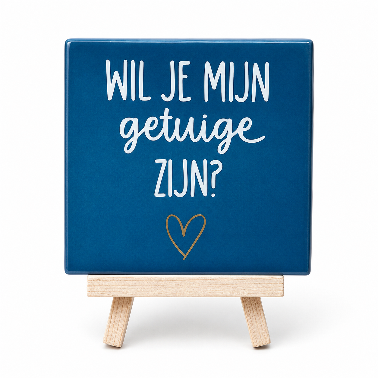 Tegeltje met tekst - Wil je getuige zijn