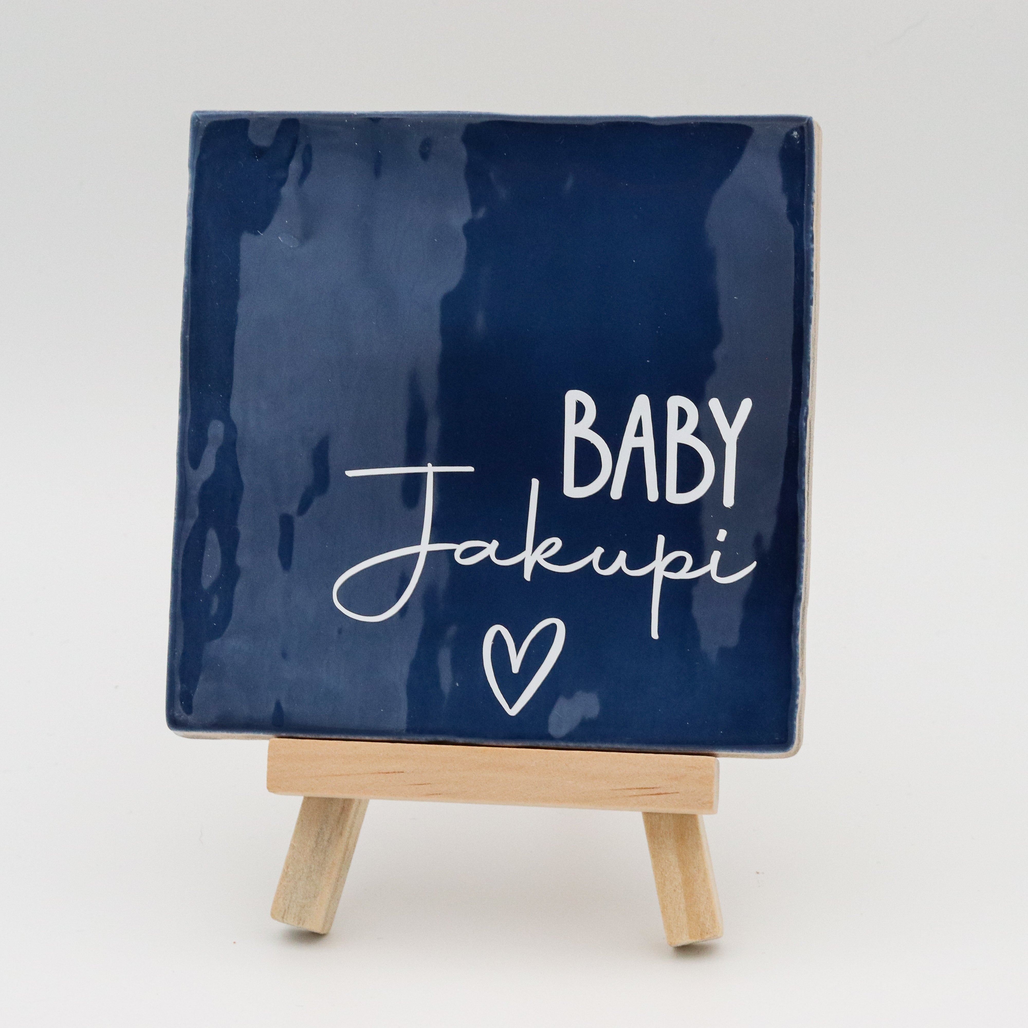 Tegeltje met achternaam baby