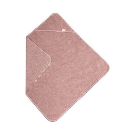 Badcape met naam - Roze - Pienies