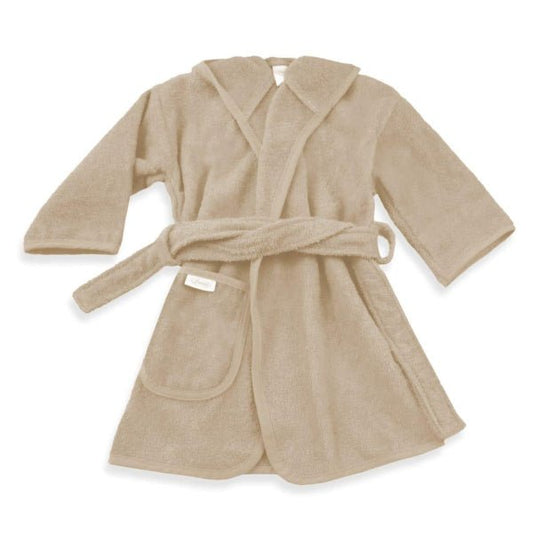 Badjas met naam - Cream (1 - 2 jaar) - Pienies