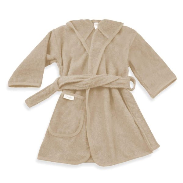 Badjas met naam - Cream (2 - 4 jaar) - Pienies