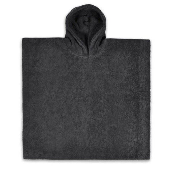 Badponcho Kind met naam - Grijs (2 - 4 jaar) - Pienies