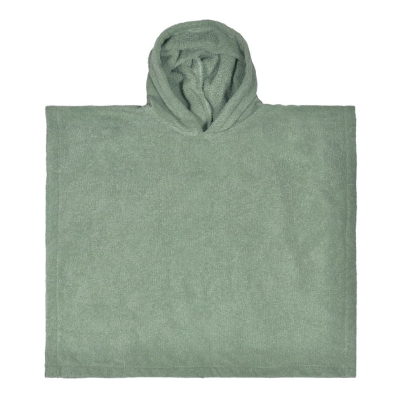 Badponcho Kind met naam - Groen (0 - 2 jaar) - Pienies