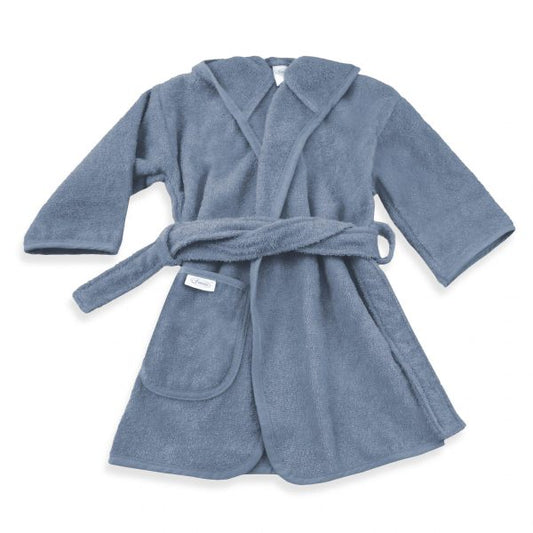Badjas met naam - Grijs Blauw (4-6 jaar) (kopie)