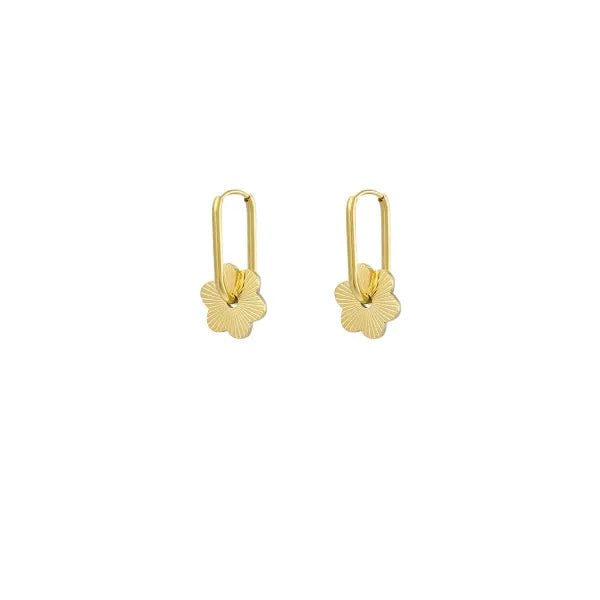 Oorbellen Bloemen Hangers - Pienies