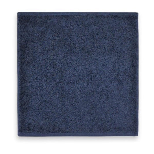 Spuugdoekje met naam - Navy - Pienies