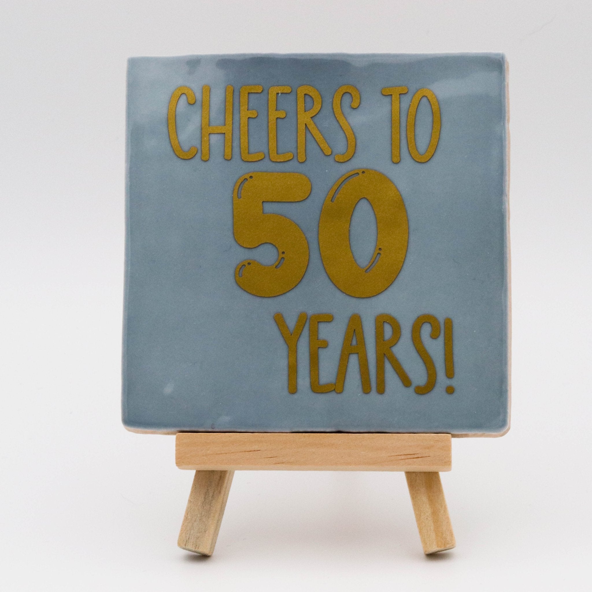 Tegeltje 50 jaar - Pienies