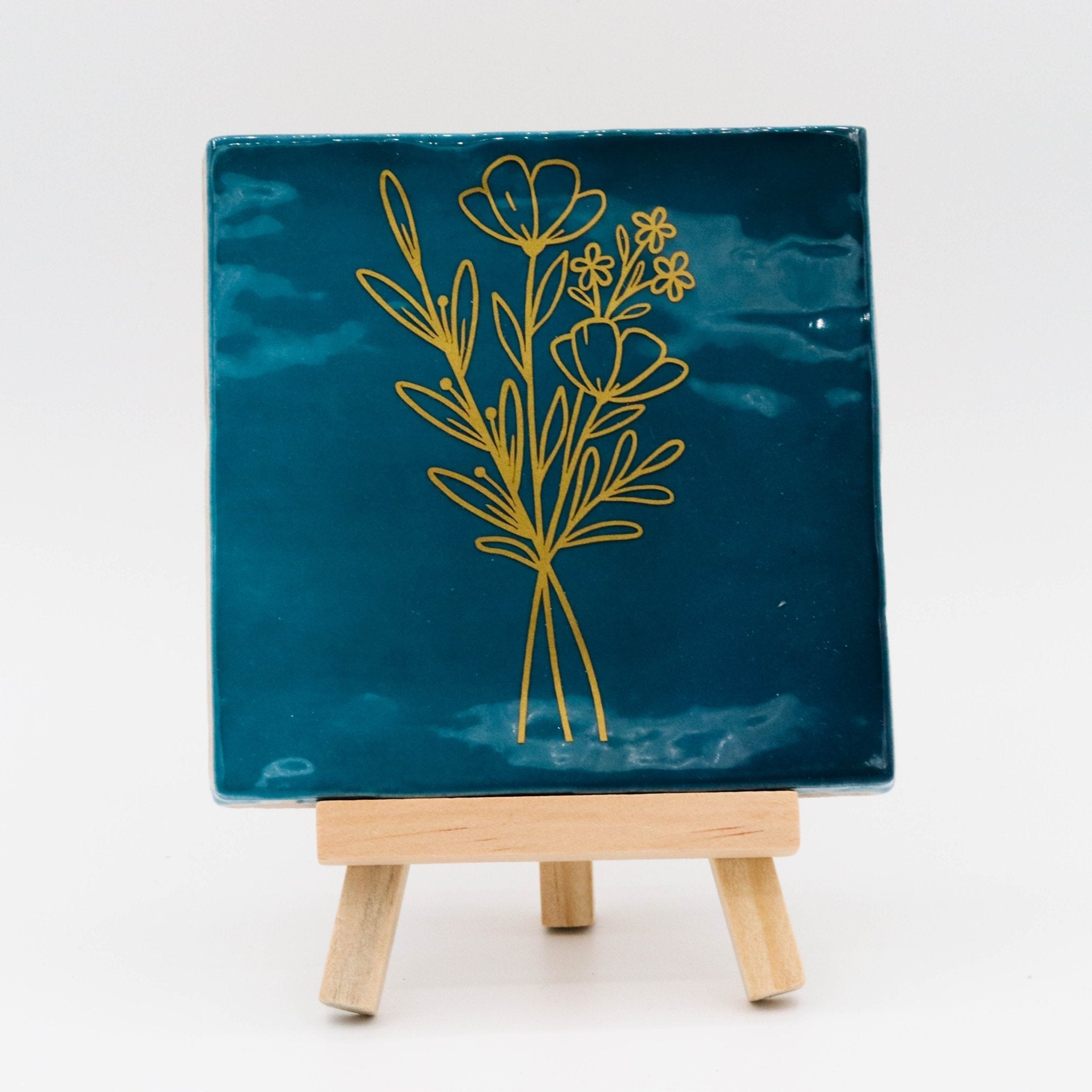 Tegeltje Boeket - Pienies