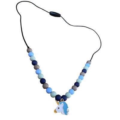 Ketting - Unicorn blauw