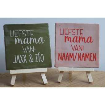 Tegeltje liefste mama van: