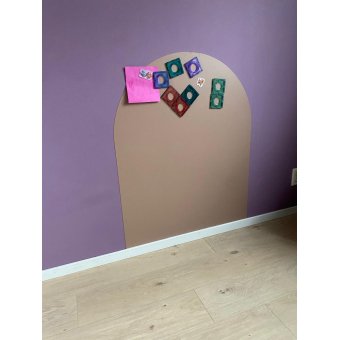 Magnetische muursticker beige 