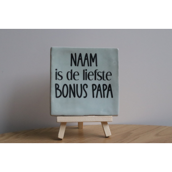 Tegeltje bonus papa